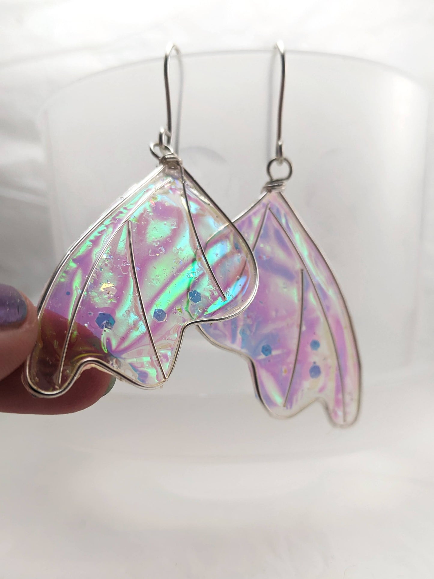 faerie wings - cobalt sparkle