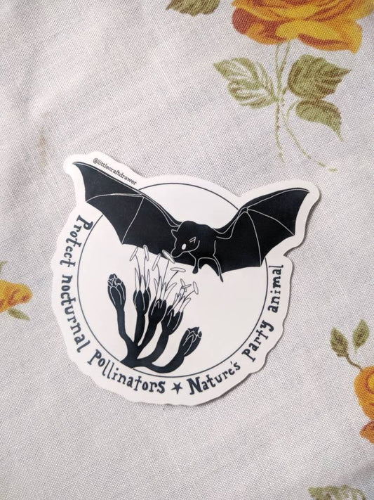 nature's party animal - vinyl sticker